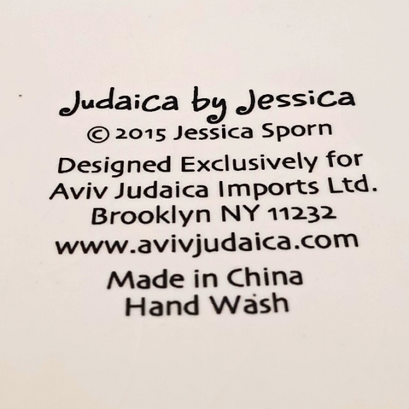 "LATKES" Appetizer Serving Platter. By, Jessica Sporn 2015. Beautiful Colors. - Picture 5 of 15